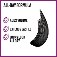 Thumbnail for Maybelline The Falsies Lash Lift Washable Mascara Volumizing, Lengthening, Lifting, Curling, Multiplying, Eye Makeup, Ultra Black, 1 Count
