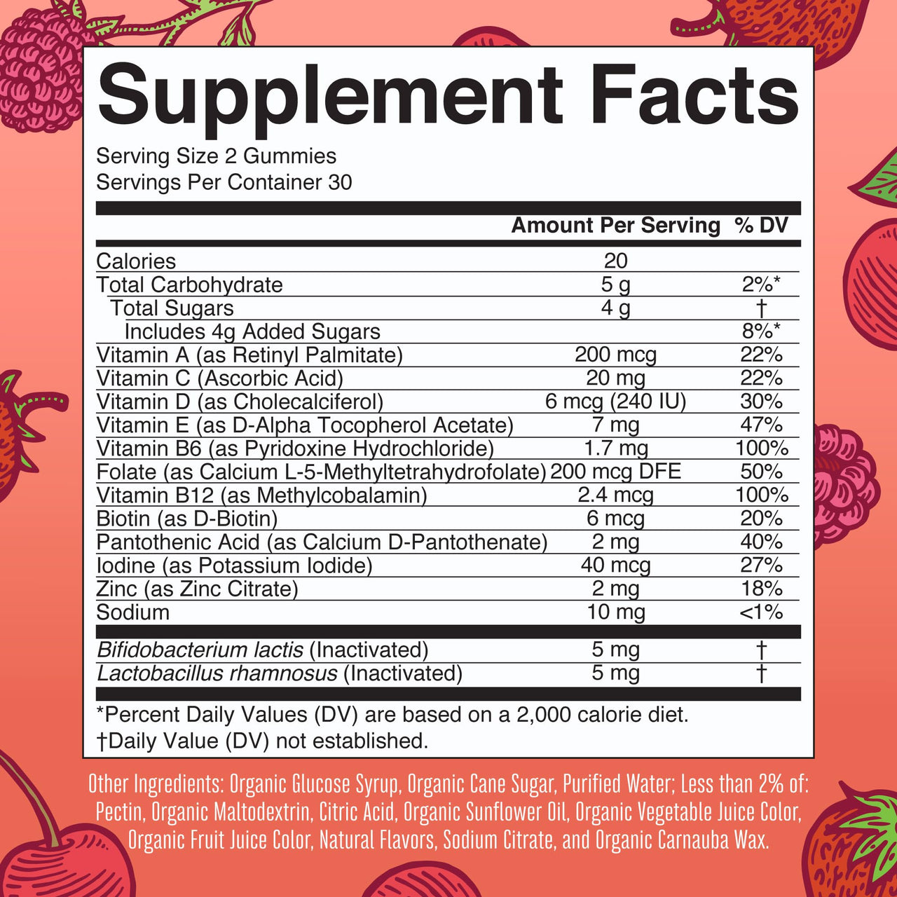 Kids Vitamins by MaryRuth's | USDA Organic | Multivitamin Gummies + Postbiotics for Ages 4+ | Multivitamin for Kids with Lactobacillus Rhamnosus | Children’s Vitamins | Vegan | Non-GMO | 60 Count