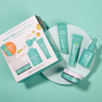 Thumbnail for Urban Skin Rx® Even Tone Essentials Daily Regimen Starter Kit, Includes 3-in-1 Cleansing Bar, Super Glow Serum, Retinol Rapid Repair & Dark Spot Treatment + Complexion Protection SPF 30 Moisturizer