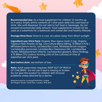 Thumbnail for Lovebug Kids Probiotic Powder with Prebiotic Fiber - Toddler Immunity Support & Constipation Relief - USDA Organic Probiotics for Childrens Gut & Digestive Health (Ages 1-4) - 30 Pack (Unflavoured)