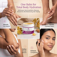 Thumbnail for Vitality Extracts Helichrysum Balm - 2oz, Helichrysum Gymnocephalum, Beeswax, Almond Oil, Ultra-Moisturizing, Skin Healing, Full Body Hydration