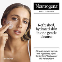 Thumbnail for Neutrogena Hydro Boost Face Wash, Fragrance Free, Hydrating Facial Cleanser with Hyaluronic Acid, Daily Foaming Face Wash & Makeup Remover, Hypoallergenic Gel Cleanser, 16 fl. oz