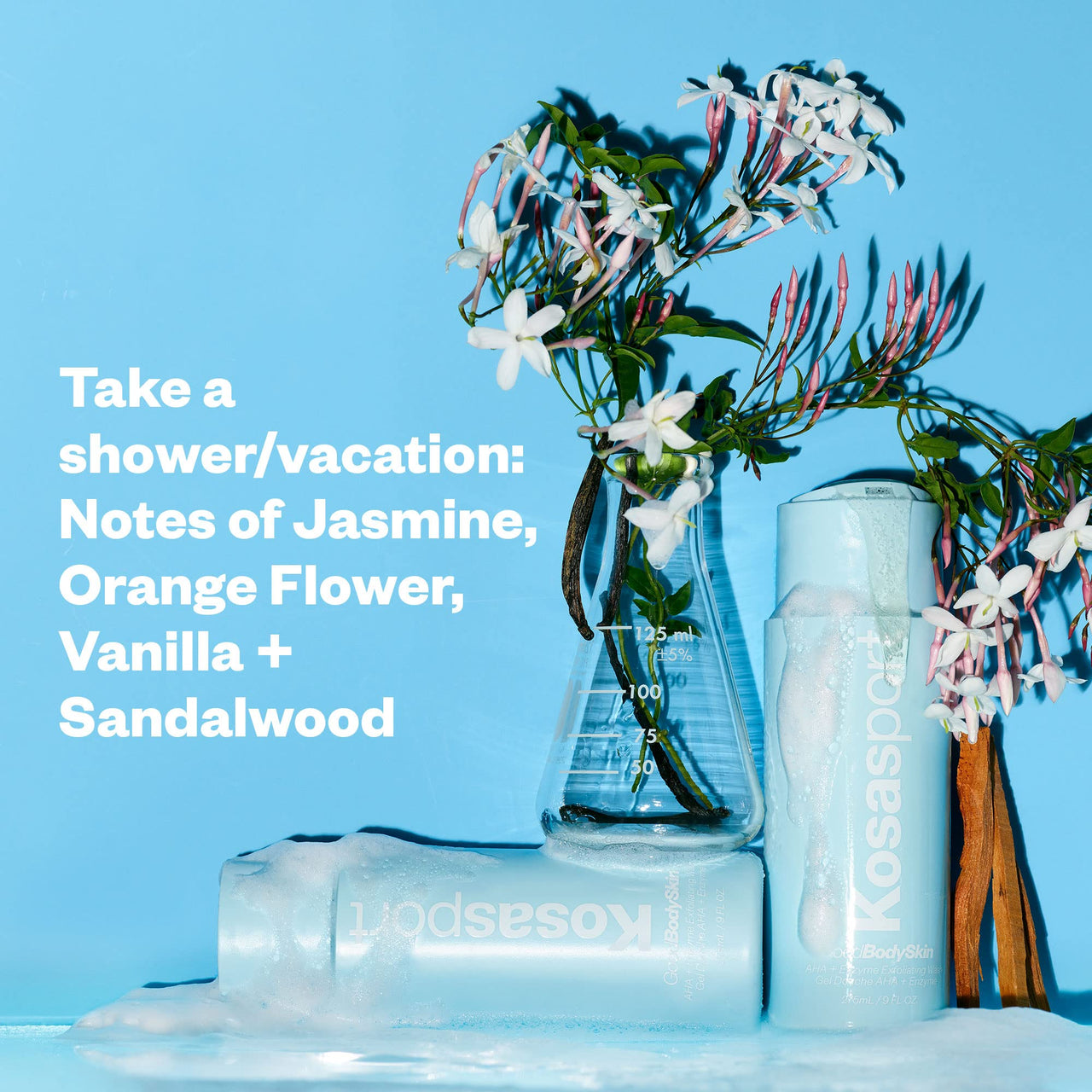 Kosas Kosasport Good Body Skin Body Wash | AHA & Enzyme Exfoliating Wash