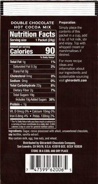 Thumbnail for Ghirardelli Double Chocolate Hot Cocoa Mix, 0.85-Ounce Packets (Pack of 10)