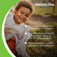 Thumbnail for NaturesPlus Animal Parade Sugar-Free Children's Calcium, Vanilla Sundae Flavor - 90 Chewable Animal Shaped Tablets, Pack of 2 - Magnesium for Bone Health - Gluten Free - 90 Servings