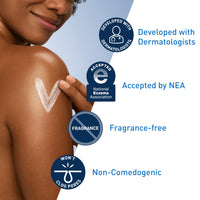 Thumbnail for CeraVe Daily Moisturizing Lotion for Dry Skin, Body Lotion & Face Moisturizer with Hyaluronic Acid and Ceramides, Daily Moisturizer, Fragrance Free, Oil-Free, 12 Ounce