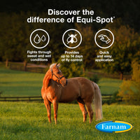 Thumbnail for Farnam Equi-Spot, Horse Fly Control, Long-lasting Protection, 6 Applications, 12-Week Supply for One Horse