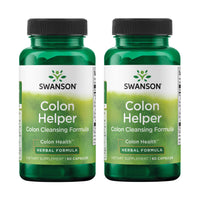 Thumbnail for Swanson Colon Helper - Promotes Digestive Health Using Vervain, Goldenseal Root, Slippery Elm Bark & More - Herbal Supplement Aiding Healthy Eliminations - (60 Capsules) (2 Pack)