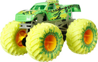 Thumbnail for Hot Wheels Toy Monster Trucks 10-Pack of Glow-in-the-Dark 1:64 Scale Vehicles, GITD Set of 5 Trucks & 5 Cars, Play Vehicles for Kids & Collectors