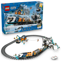 Thumbnail for LEGO City Explorers' Arctic Polar Express Train Set - Building & Learning Toys for Kids - Remote Controlled Train for Boys & Girls, Ages 7+ - with 6 Explorer Minifigures - Birthday Gift Idea - 60470