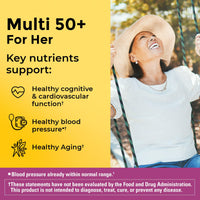 Thumbnail for Nature Made Multivitamin For Women 50+ No Iron, Multivitamins for Women 50 Plus, Daily Nutritional Support, Nature Made Multi Vitamins, 90 Tablets, 90 Day Supply