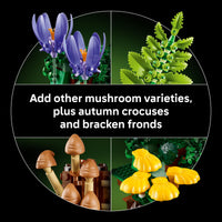 Thumbnail for LEGO Botanicals Woodland Mushrooms - Building Set for Adults, Ages 18+ - Mushroom Decor for Home Office or Desk - Gifts for Women & Men - Craft Activity - 11505