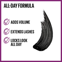 Thumbnail for Maybelline The Falsies Lash Lift Washable Mascara Volumizing, Lengthening, Lifting, Curling, Multiplying, Eye Makeup, Very Black, 1 Count