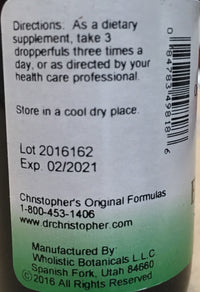 Thumbnail for Elderberry Extract Dr. Christopher 2 oz Liquid