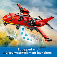 Thumbnail for LEGO City Fire Rescue Plane Toy for Kids and Fans of Firefighter Toys, Fun Birthday Gift Idea for Boys and Girls Ages 6+ who Love Airplane Toys and Imaginative Play, Includes 3 Minifigures, 60413