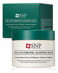 Thumbnail for SNP CICA Panthenol Moisturizing Cream | Overnight Face Cream | Soothing, Moisturizing, and Hydrating Facial Mask with Hyaluronic Acid | Korean Skin Care Overnight Moisturizer | 3.38 Fl Oz