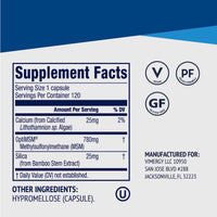 Thumbnail for Vimergy MSM with Silica + Calcium Capsules, 120 Servings – Supports Bone Health – Promotes Hair & Nail Health – Non-GMO, Gluten-Free, Kosher, Soy-Free, Corn-Free, Vegan & Paleo Friendly