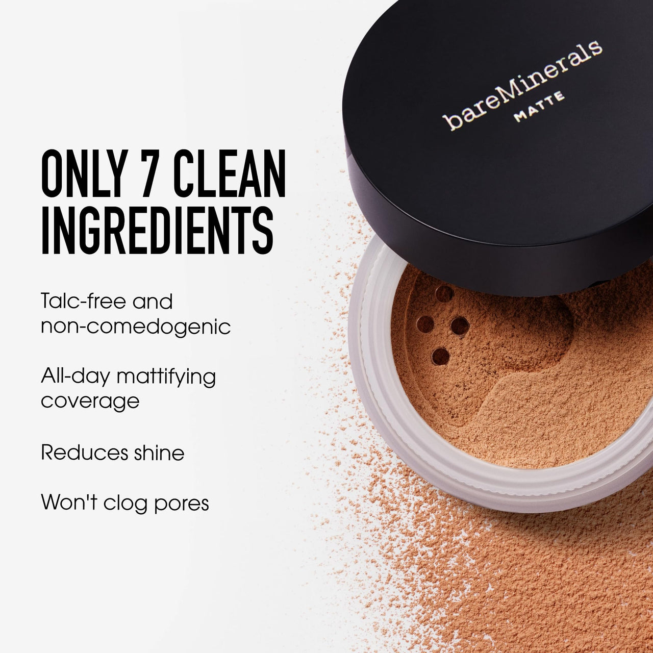 Original Matte Loose Mineral Foundation SPF 15, 01 Fair, Vegan, Cruelty-Free & Dermatologist-Tested