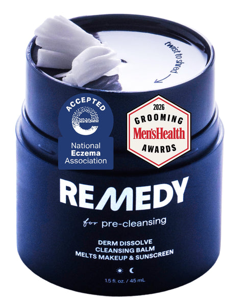 Remedy for Pre-Cleansing | Derm Dissolve Cleansing Balm | Melts Makeup and Sunscreen | Ceramides Safflower Lipids Centella | Fragrance Free| By Dermatologist Dr. Shah | 1.5 Fl Oz