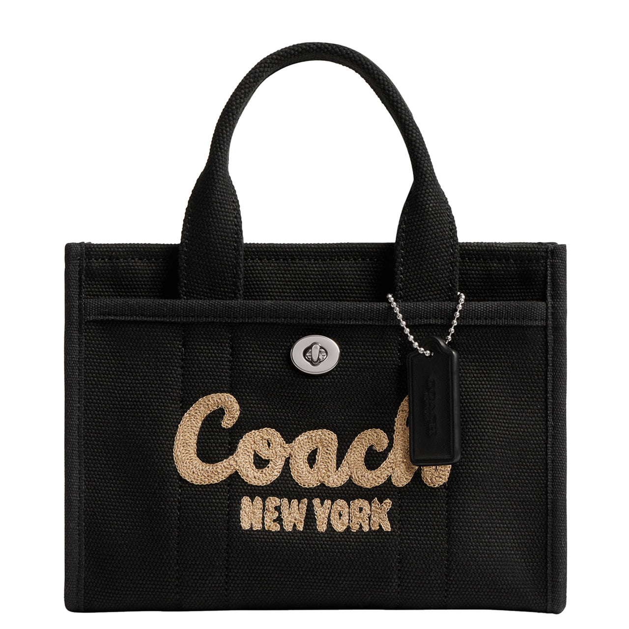 COACH Cargo Tote Bag 20 Black One Size
