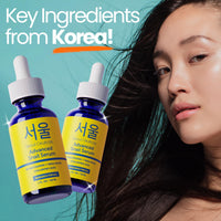 Thumbnail for SeoulCeuticals Korean 5% Niacinamide + Snail Mucin 97.5% Essence Serum + Hyaluronic Acid, Cruelty Free Korean Skin Care, Natural & Organic Anti Aging Face Serum for Dull Skin, K Beauty 1oz