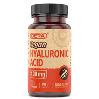 Thumbnail for DEVA Nutrition Vegan Hyaluronic Acid 100 MG - Non-GMO and Hemolytic-Free - 90 Tablets, 1-Pack