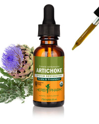 Thumbnail for Herb Pharm Certified Organic Artichoke Liquid Extract for Cardiovascular and Circulatory Support - 1 Ounce