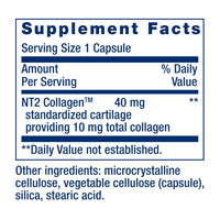 Thumbnail for Life Extension NT2 Collagen™, Joint Health Supplement for Joint Comfort & Mobility, Gluten-Free, Non-GMO, 1 Daily, 60 Small Capsules