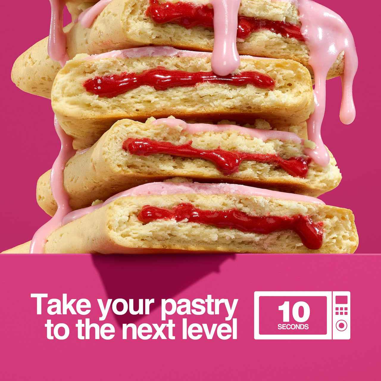 Legendary Foods 22g Protein Pastry 0g Added Sugar, Low Carb, Gluten Conscious, Keto Snack, Ideal for Glucose Management, Includes Whey Protein Isolate, 8 Pack Cherry Crumble