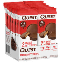 Thumbnail for Quest Nutrition Peanut Butter Cups, 11g Protein, 1g Sugar, Low Carb, Gluten Free, Keto Friendly, 12 Count