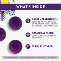 Thumbnail for PURE Zzzs Kidz, Kids Melatonin Gummy, Sleep Aid, Low Amount of Melatonin for Kids, with Chamomile and Lavender, Melatonin 1 mg, Melatonin Gummies Kids, Berry Flavored, 72 Sleep Gummies