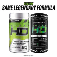Thumbnail for Cellucor SuperHD Thermogenic Fat Burner Weight Loss Supplement, Appetite Suppressant, & Energy Booster Capsimax, Green Tea Extract, 160mg Caffeine & More 60 Capsules (Packaging May Vary)