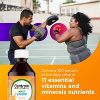 Thumbnail for Centrum Liquid Multivitamin for Adults, Multivitamin/Multimineral Supplement with B Vitamins and Antioxidants, Citrus Flavor - 8 Fl Oz