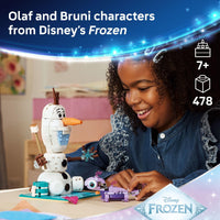 Thumbnail for LEGO Disney Frozen Olaf and Bruni’s Picnic Fun Building Toy - Frozen Toys for Girls & Boys, Ages 7+ - Disney Gifts for Kids & Fans - 43287