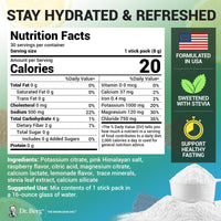 Thumbnail for Dr. Berg Sports Hydration Electrolytes Powder w/More Salt (Pink Himalayan) - 30 Keto Electrolytes Powder Packets w/a Delicious Salty Raspberry & Lemon Flavor - Includes 1,000mg of Potassium