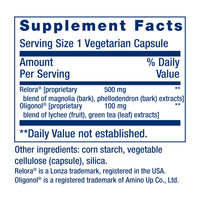 Thumbnail for Life Extension Cortisol-Stress Balance, Relora® Magnolia bark, Green Tea, Lychee Extract, Manage Stress, Maintain Healthy cortisol Levels, Gluten Free, Non-GMO, Vegetarian, 1-Daily, 30 Capsules