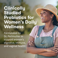 Thumbnail for Garden of Life Once Daily Dr. Formulated Probiotics for Women 50 Billion CFU 16 Probiotic Strains with Organic Prebiotics for Digestive, Vaginal & Immune Health, Dairy Free, Shelf Stable 30 Capsules