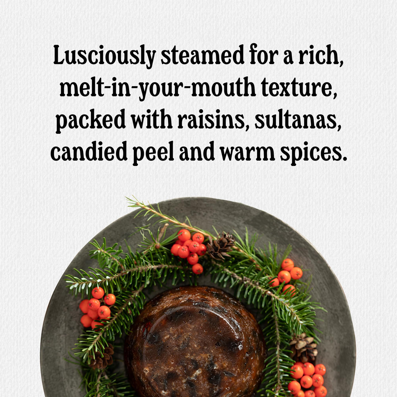 Walker’s Luxury Rich Fruit Pudding, 14.1 oz, Includes 1 Plum Pudding