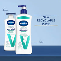 Thumbnail for Vaseline Intensive Care Body Lotion 4 Pack Sensitive Skin Relief For Dry Skin With Colloidal Oatmeal and Ultra-Hydrating Lipids 20.3 oz