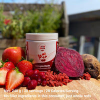 Thumbnail for Layer Origin Simple Reds - Organic Red Polyphenols Whole Fruit Powder | Only Real Red Whole Fruits & Zero-fillers | 30 Servings