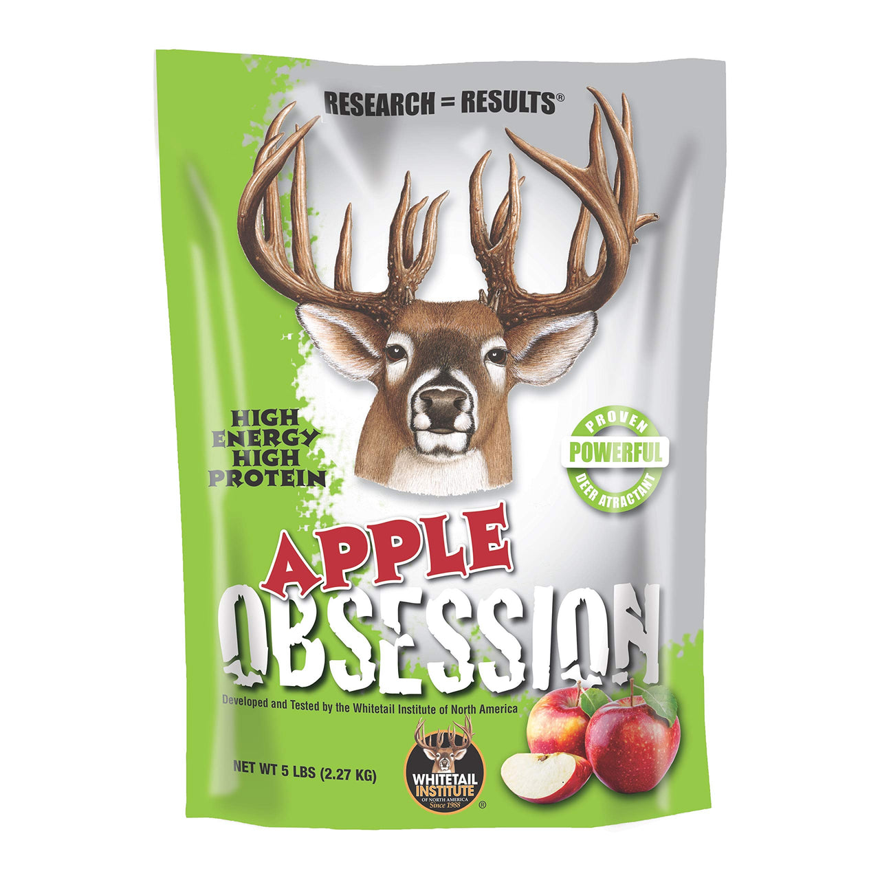 Whitetail Institute Apple Obsession Granular Deer Attractant, Contains Devour Scent and Flavor Enhancer to Easily Attract and Hold Deer, Extremely Easy to Use (Pack of 6)