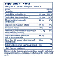 Thumbnail for Life Extension Dr. Strum's Intensive Bone Formula, Cissus quadrangularis, Calcium, Vitamin D3, K2, Magnesium, zinc, Potassium, Boron, Bone Health Support Formula, Gluten Free, Non-GMO, 300 Capsules
