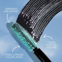 Thumbnail for CoverGirl Lash Blast Clean Volume Mascara, Vegan Formula, Volumizing, Smudge-Proof, Pitch Black, 1 Count