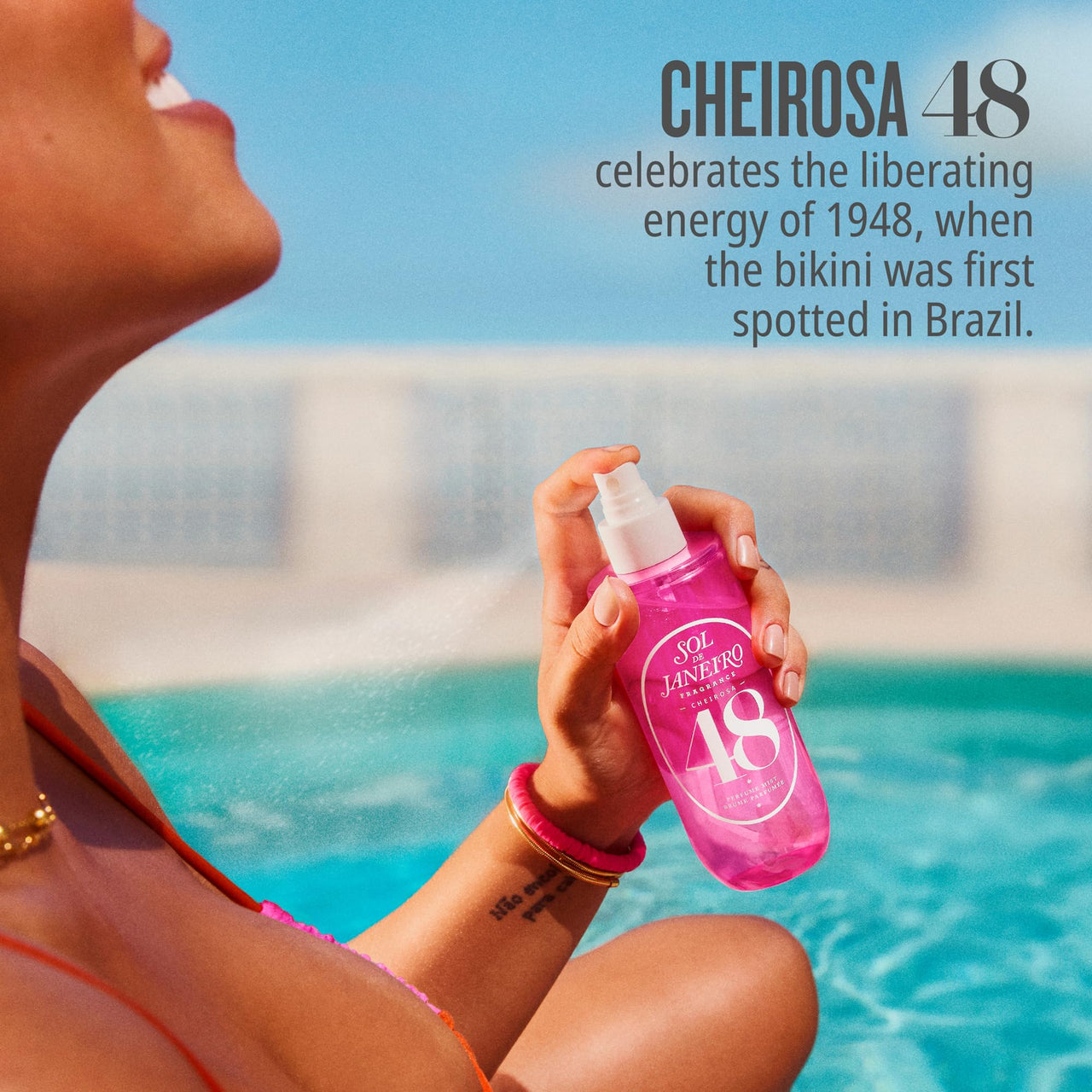 SOL DE JANEIRO Cheirosa 48 Hair & Body Fragrance Mist Travel Size 90mL/3.0 fl oz.