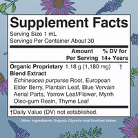 Thumbnail for Lymphatic Support Drops by MaryRuth's | USDA Organic Lymphatic Cleanse Immune Support Supplement| Lymphatic Support with Echinacea & Elderberry | Blue Vervain | Vegan | Non-GMO | 30 Servings