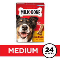 Thumbnail for Milk-Bone Dog Treats for Medium Dogs, 24 Ounce | Pack of 2 | Crunchy | Helps Clean Teeth