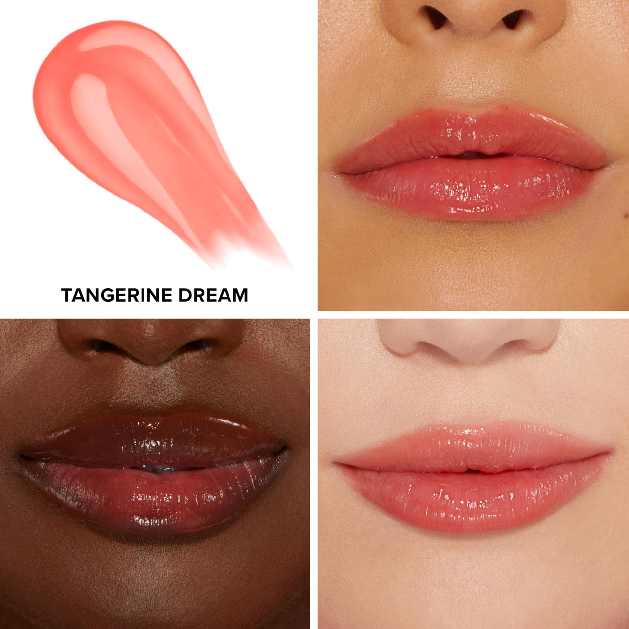 Too Faced Lip Injection Extreme Lip Plumper Gloss | Hydrating, Glossy, & Helps Volume Appear Fuller Over Time, 0.14 Fl Oz, Tangerine Dream