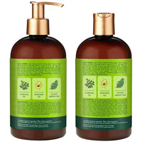 Thumbnail for SheaMoisture Power Greens Curly Hair Shampoo and Conditioner Dry Hair Moringa Avocado to moisturize, 13 Fl Oz (Pack of 2)