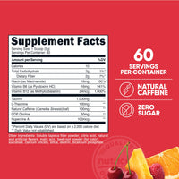 Thumbnail for Nutricost Energy Complex (Fruit Punch) (60 Servings) - Clean Energy Powder, 300g Dietary Supplement
