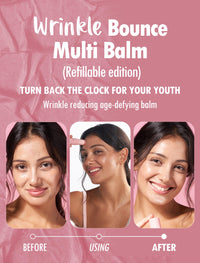 Thumbnail for KAHI Wrinkle Bounce Multi Balm - Refill Kit for REFILLABLE EDITION | All-in-One Hydrating Lip Balm Eye Neck Cream Make Up Base & Face Mist Moisture Balm Stick Daily Face Moisturizer (0.32 oz)